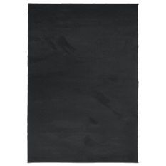 Tapis OVIEDO à poils courts noir 120x170 cm