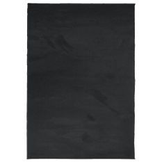 Tapis OVIEDO à poils courts noir 200x280 cm