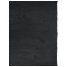 Tapis OVIEDO à poils courts noir 240x340 cm