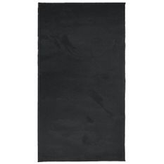 Tapis OVIEDO à poils courts noir 80x150 cm