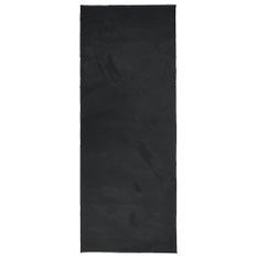 Tapis OVIEDO à poils courts noir 80x200 cm