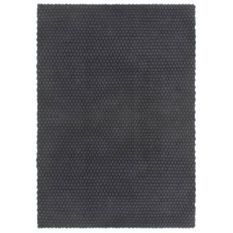 Tapis rectangulaire Anthracite 120x180 cm Coton