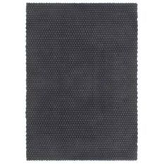 Tapis rectangulaire Anthracite 160x230 cm Coton