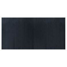 Tapis rectangulaire gris 100x200 cm bambou