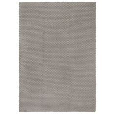 Tapis rectangulaire Gris 180x250 cm Coton