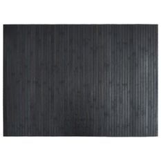 Tapis rectangulaire gris 70x100 cm bambou