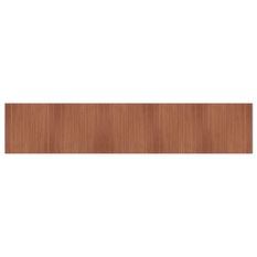 Tapis rectangulaire marron 100x1000 cm bambou