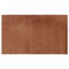 Tapis rectangulaire marron 60x100 cm bambou