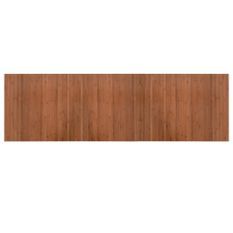 Tapis rectangulaire marron 60x200 cm bambou