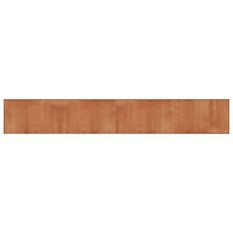 Tapis rectangulaire marron 60x400 cm bambou