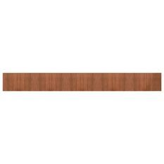 Tapis rectangulaire marron 60x500 cm bambou