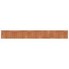 Tapis rectangulaire marron 60x500 cm bambou