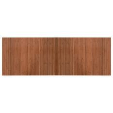 Tapis rectangulaire marron 70x200 cm bambou