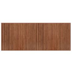 Tapis rectangulaire marron 80x200 cm bambou