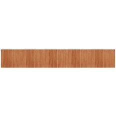 Tapis rectangulaire marron 80x500 cm bambou