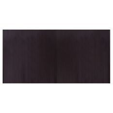 Tapis rectangulaire marron foncé 100x200 cm bambou