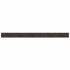 Tapis rectangulaire marron foncé 70x1000 cm bambou