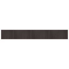 Tapis rectangulaire marron foncé 70x500 cm bambou