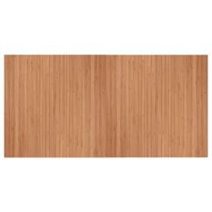 Tapis rectangulaire naturel 100x200 cm bambou