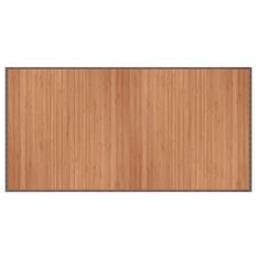 Tapis rectangulaire naturel 100x200 cm bambou