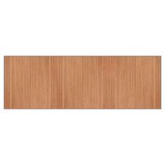 Tapis rectangulaire naturel 100x300 cm bambou