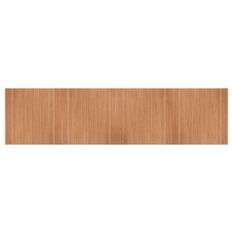 Tapis rectangulaire naturel 100x400 cm bambou