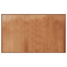Tapis rectangulaire naturel 60x100 cm bambou