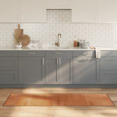 Tapis rectangulaire naturel 60x200 cm bambou