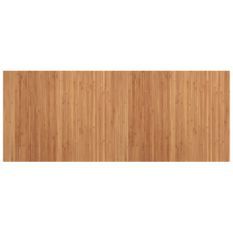 Tapis rectangulaire naturel 80x200 cm bambou
