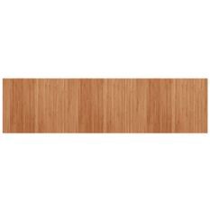 Tapis rectangulaire naturel 80x300 cm bambou
