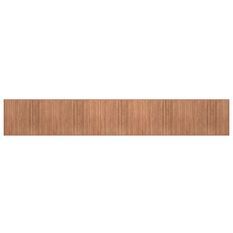 Tapis rectangulaire naturel 80x500 cm bambou