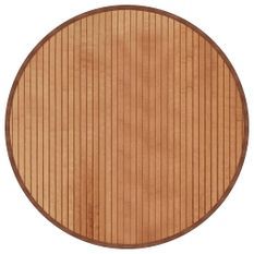 Tapis rond naturel 60 cm bambou