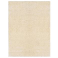 Tapis Shaggy 120 x 160 cm Crème