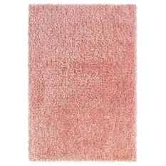 Tapis shaggy à poils hauts Rose 160x230 cm 50 mm