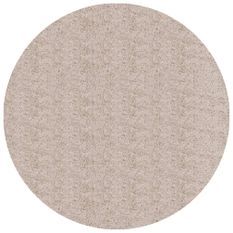 Tapis shaggy à poils longs moderne beige Ø 80 cm