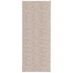 Tapis shaggy à poils longs moderne beige 80x200 cm