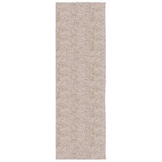 Tapis shaggy à poils longs moderne beige 80x250 cm