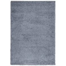 Tapis shaggy à poils longs moderne bleu 160x230 cm