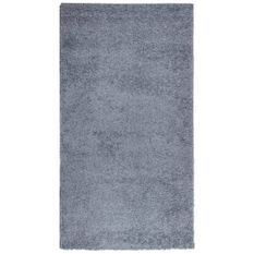 Tapis shaggy à poils longs moderne bleu 80x150 cm