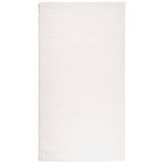 Tapis shaggy à poils longs moderne crème 60x110 cm