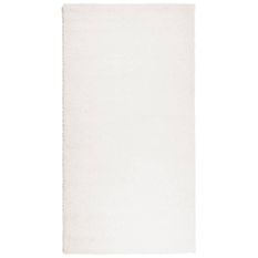 Tapis shaggy à poils longs moderne crème 80x150 cm