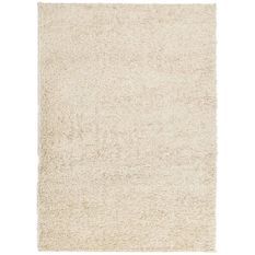 Tapis shaggy à poils longs moderne doré 200x280 cm