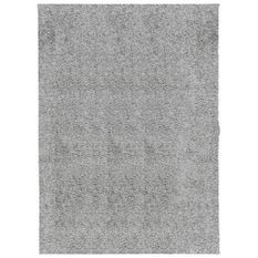 Tapis shaggy à poils longs moderne gris 140x200 cm