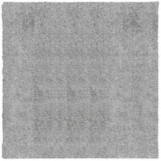 Tapis shaggy à poils longs moderne gris 200x200 cm