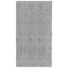 Tapis shaggy à poils longs moderne gris 80x150 cm