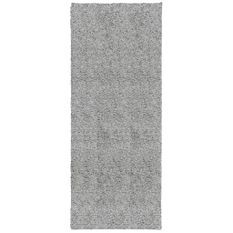 Tapis shaggy à poils longs moderne gris 80x200 cm