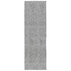 Tapis shaggy à poils longs moderne gris 80x250 cm