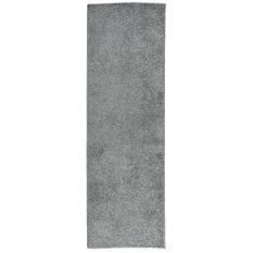 Tapis shaggy à poils longs moderne vert 80x250 cm