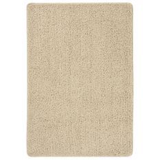 Tapis shaggy antidérapant Crème 120x170 cm