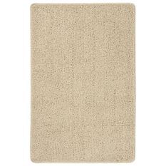 Tapis shaggy antidérapant Crème 200x290 cm